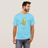 Eenhoorn Funny Corn Mannen T-shirt (Voorkant volledig)
