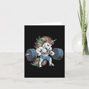 Eenhoorn Gewichtheffen Fitness Gym Kaart