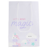 Eenhoorn Gift Bag Medium Cadeauzakje (Achterkant)