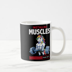 Eenhoorn Grappig Bodybuilding Flexcorn Humor Gym S Koffiemok