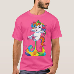 Eenhoorn Grappige Magische Scheet Eenhoorn Scheidt T-shirt
