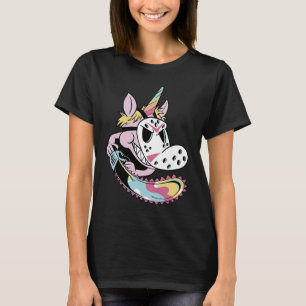 Eenhoorn Halloween Gruwelijke Seriemoordenaar Kost T-shirt