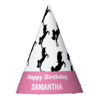 Eenhoorn Happy Birthday Roze Party Pet Feesthoedjes