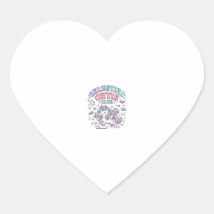 Eenhoorn Hemels Mutsy Club Retro Stijl Product G Hart Sticker