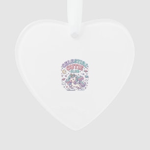 Eenhoorn Hemels Mutsy Club Retro Stijl Product G Ornament