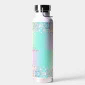 Eenhoorn Holografische Glitters Waterfles (Links)