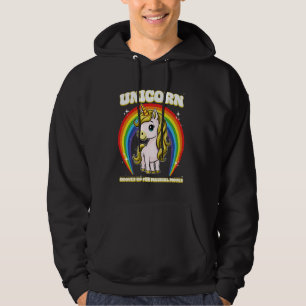 Eenhoorn hooves up voor magische bewegingen Eenhoo Hoodie