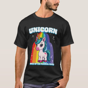 Eenhoorn hooves up voor magische bewegingen Eenhoo T-shirt