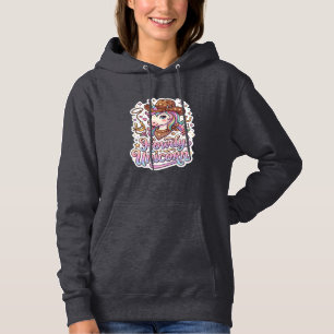 Eenhoorn Howdy Eenhoorn Cadeau Idee Sticker en Shi Hoodie