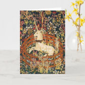 Eenhoorn in gevangenschap kaart (Gele Bloem)