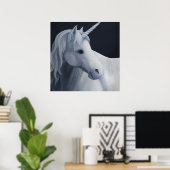 Eenhoorn in het Moonlight Poster (Thuiskantoor)