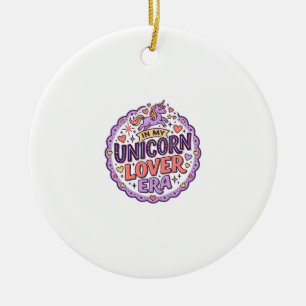 Eenhoorn in mijn eenhoornliefhebberstijdperk Whims Keramisch Ornament
