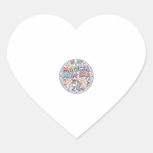 Eenhoorn In Mijn Magische Moeder Tijdperk Grappige Hart Sticker