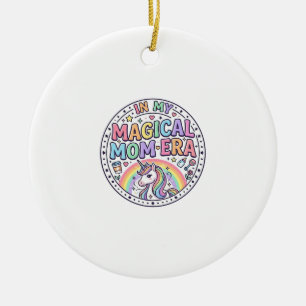 Eenhoorn In Mijn Magische Moeder Tijdperk Grappige Keramisch Ornament