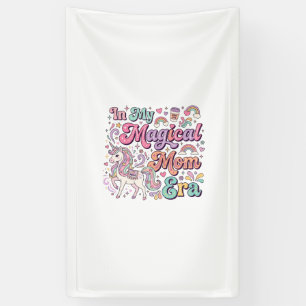 Eenhoorn In Mijn Magische Moeder Tijdperk Kawaii P Spandoek