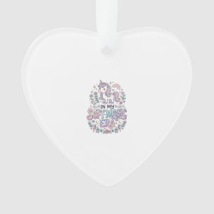 Eenhoorn In Mijn Zachte Magie Tijdperk Speelse Typ Ornament