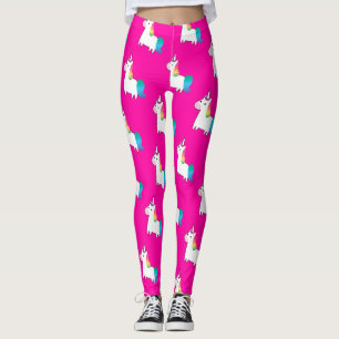 Eenhoorn in regenboogkleuren leggings