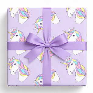 Eenhoorn Inpakpapier, Mythische Cadeauverpakking Inpakpapier Vel