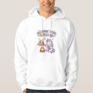 Eenhoorn Kampvuur Verhaal Eenhoorn Betoverende POD Hoodie