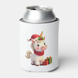 Eenhoorn Kerst Decoratie Kerstman Eenhoorn Kerst T Blikjeskoeler