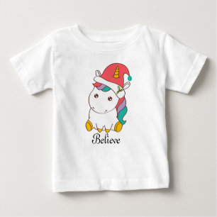Eenhoorn Kerst Shirt voor kinderen, peuters