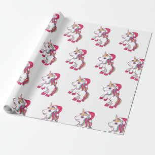 Eenhoorn kerstinpakpapier, Eenhoorn Cadeaupapier