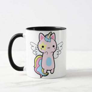 eenhoorn kitten regenboog Koffie Mok