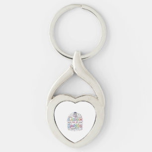 Eenhoorn Klaslokaal Vol met Glitters Originele Mer Sleutelhanger