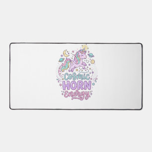 Eenhoorn Kosmische Hoorn Energie Schattig Pastel G Bureaumat