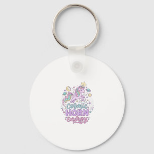 Eenhoorn Kosmische Hoorn Energie Schattig Pastel G Sleutelhanger