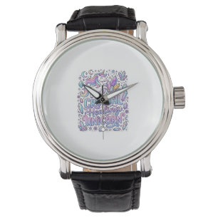Eenhoorn Kristal Genezing Eenhoorn Cadeau Idee Vec Horloge