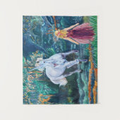 Eenhoorn Kunst Wandkleed (Voorkant)