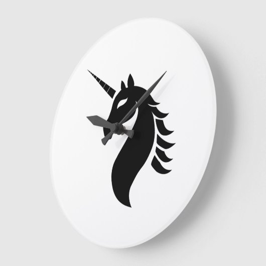 Eenhoorn logo klok (Hoek)