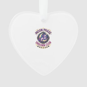 Eenhoorn Maanfase Eenhoorn Club Commercieel Shirt  Ornament