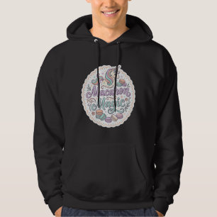 Eenhoorn Macaron Magie Whimsical T-Shirt Ontwerp_1