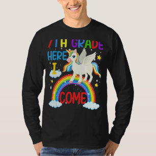 Eenhoorn Magic 7th Grade Hier kom ik terug naar sc T-shirt