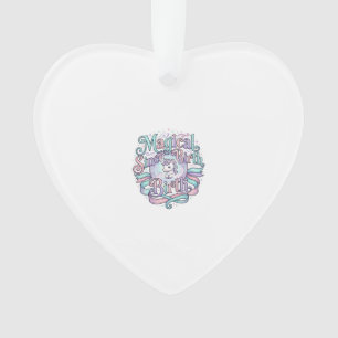 Eenhoorn Magisch Sinds Geboorte Originele Grafisch Ornament