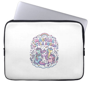 Eenhoorn Magische Kleine Troep Grafisch Ontwerp Pr Laptop Sleeve