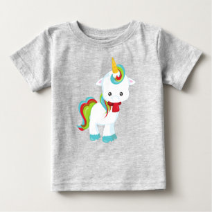 Eenhoorn met sjaal, kleine eenhoorn, Schattigee ee