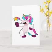Eenhoorn met ster kaart (Gele Bloem)