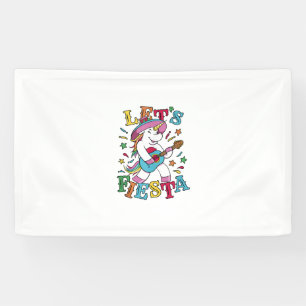 Eenhoorn Mexican Fiesta Gitaar Fun Design Tanktop Spandoek