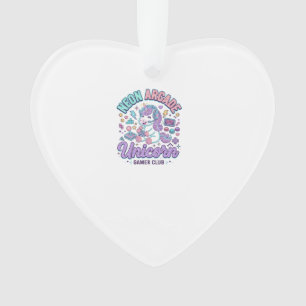 Eenhoorn Neon Arcade Eenhoorn Retro Stijl Product  Ornament