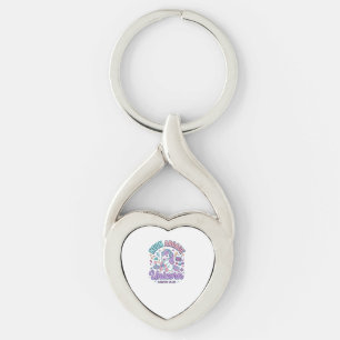 Eenhoorn Neon Arcade Eenhoorn Retro Stijl Product Sleutelhanger