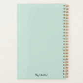 Eenhoorn onder regenboog & onder harten planner (Achterkant)