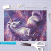 Eenhoorn Paarse Mane decoupage Tissuepapier (Craft)