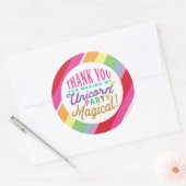 Eenhoorn Party Favor Bag Label Custom (Envelop)