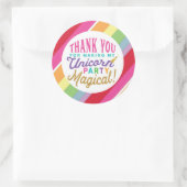 Eenhoorn Party Favor Bag Label Custom (Tas)