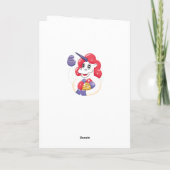 Eenhoorn, Pasen Kaart (Achterkant)