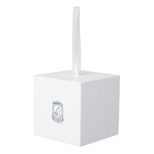 Eenhoorn Paspoort naar Eenhoorn Land Witte Achterg Kubus Ornament