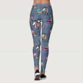 Eenhoorn Patches Denim leggings (Achterkant)